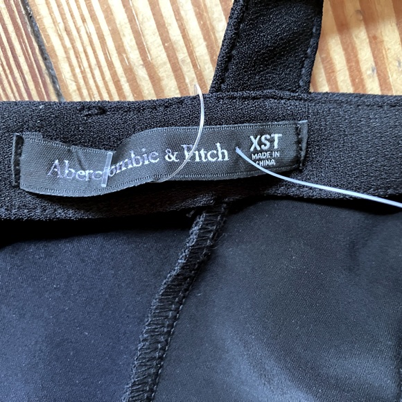 NWT Abercrombie & Fitch Wide Strap Corset Dress in Black Sz XST - Picture 11 of 12